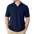 Polo homme taille M bleu marine à manches courtes style décontracté